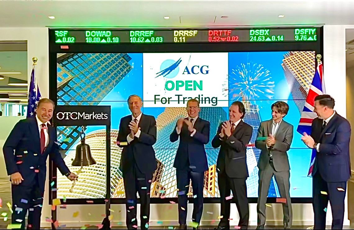 Argentem Creek Partners Founder & CEO Daniel Chapman Rings the Bell at OTC Market Center for Portfolio Company ACG Metals Limited Listing on OTCQX
